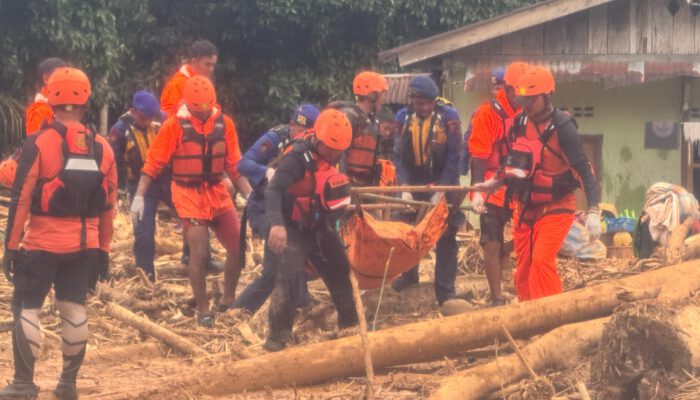 Data Sementara Operasi SAR Bencana Banjir di Provinsi Sumatera Utara