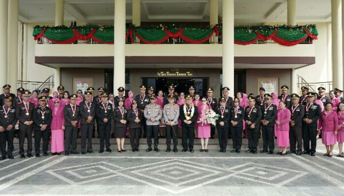 Kapolda Sulut Irjen Pol Roycke Harry Langie, Lepas 145 personel Memasuki Masa Pensiun