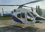 Helikopter Bell 429 Lakukan Patroli Udara Amankan Perayaan Natal 2025 di Sulawesi Utara