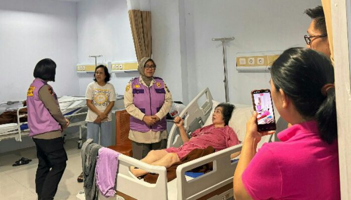 Polda Sulut Berikan Pendampingan dan Trauma Healing Korban Kebakaran Panti Werdha Damai Manado