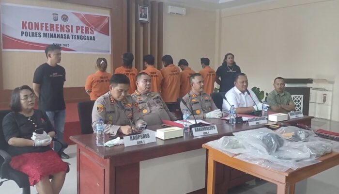 Polda Sulut Tetapkan 10 Tersangka Kasus Perkelahian di Watuliney
