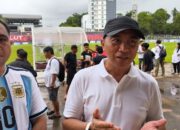 Hadir di Stadion Klabat Manado, Sachrul Mamonto : Ada Gairah Sepak Bola yang Kembali Naik