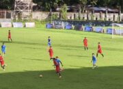 Laga Uji Coba, Tim Sepak Bola Pra PON Sulut Kalah 3-0 Lawan Persma Manado
