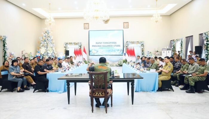 Pemprov Sulut Bahas Penanganan Pasca Bencana Banjir dan Tanah Longsor di Pulau Siau