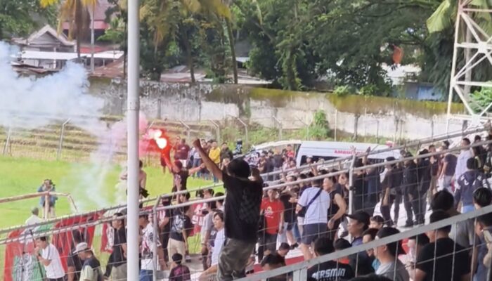 Atmosfer Stadion “Bak Liga 1”, Stafsus Christian Yokung Apresiasi Gubernur Sulut Inisiasi Derby Kawanua