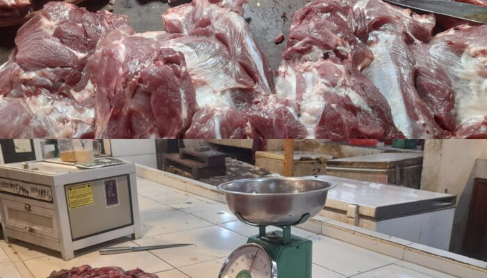 Up Date Harga Daging di Pasar Karombasan Manado Hari Ini