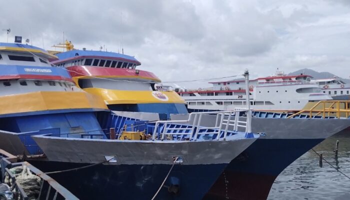 Tren Penumpang Mudik Lebaran di Pelabuhan Manado Menurun