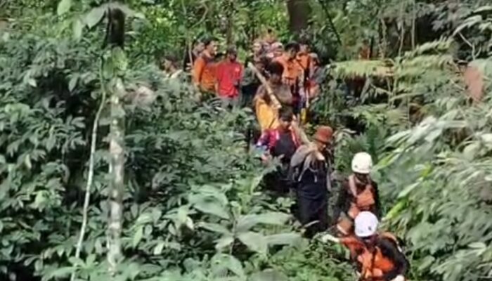 Tim SAR Gabungan Temukan Quin Makal di Sungai Air Terjun Paris Minahasa