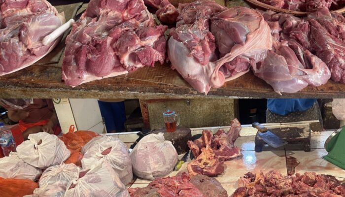 Up Date Harga Daging di Pasar Bersehati Manado Hari Ini, Daging Ayam Masih Mahal