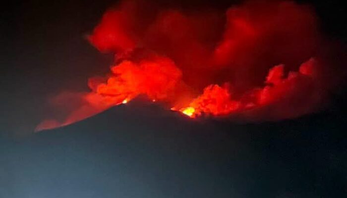 Keterangan Resmi Pos Pengamatan Gunung Api Karangetang, Siau, Sulawesi Utara