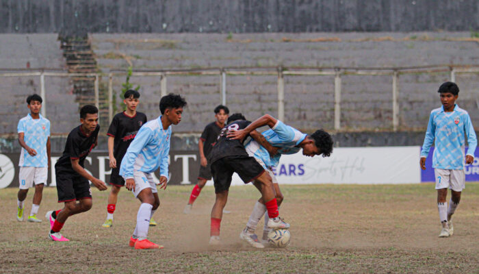Indonesia Muda Ternate U17 Tahan Imbang PSKT Tomohon 2-2, Labuan Beru Lolos ke 8 Besar